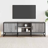 TV ormarić sivi Sonoma 120x35x41 cm Konstruirano drvo i metal | shoptok.hr