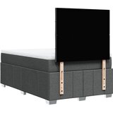  Krevet s oprugama i madracem tamnosivi 120 x 200 cm od tkanine | shoptok.hr