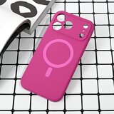  Maska za iPhone 17 Pro Max 69 Magsafe Pure color tamno pink | Eponuda.com