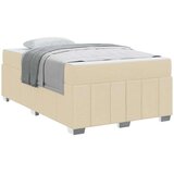 Konstrukcija postelje z vzmetnico krema 120 x 200 cm blago, (5000123826) | Shoptok.si