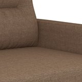  3-dijelni set sofa s jastucima smeđi od tkanine | shoptok.hr