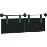  Držeće uzglavlje Zidne Tamnozelena 130 x 55 x 7 cm tkanina - Tamnozelena 120 cm bez LED | shoptok.hr