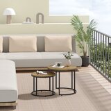  Set okruglih stolića - hrast / crne noge | shoptok.hr