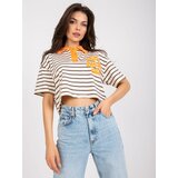 FANCY Blouse-FA-BZ-7785.91P-beige | Shoptok.si
