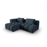 Cosmopolitan Design Temno modra kotna sedežna garnitura (levi kot/z ležalnikom) Verona – Cene