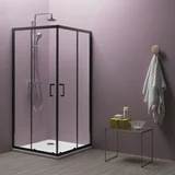 eco quat tuš kabina tkk 80/K black 515230