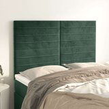  Uzglavlja 4 kom tamnozeleni 72 x 5 x 78/88 cm baršunasti | shoptok.hr