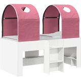  Krevet s Tunelom 4 pcs Bijela i ružičasta Konstruirano drvo | Shoptok.si