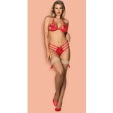 Obsessive Komplet Giftella 2 Pcs Red-rdeča-l/xl Cene
