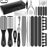 PRO prenosni set za manikuro in pedikuro nohtov 26 delni, (21058772)