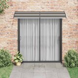 Nadstrešnica za vrata crna 240 x 75 cm PC | shoptok.hr