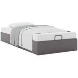  Otomanski okvir kreveta bez madraca sivi 90x190 cm umjetne kože | Eponuda.com