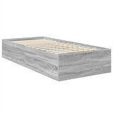 Krevetna konstrukcija Siva Sonoma 90 x 190 cm Konstruirano drvo | shoptok.hr