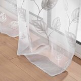 Douceur d intérieur Bijela/u srebrnoj boji prozirna zavjesa 140x280 cm Edelia – | shoptok.hr