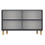 Hanah home Hanah Kućna konzola Roger, 120x73,6x29,6 cm, Antracit | Eponuda.ba