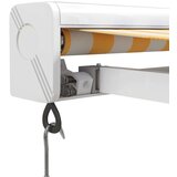  Tenda na uvlačenje žuto-bijela 3 x 2 5 m od tkanine i aluminija | shoptok.hr