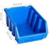  Složive kutije za pohranu 20 kom plave plastične | shoptok.hr