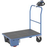 eurokraft pro ploski voziček z električnim pogonom, cevni potisni ročaj, dxšxv 1370 x 700 x 1300 mm, kolesa iz polne gume Cene
