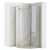 Rea Tuš kabina DIAMOND 90x90 BRUSH GOLD