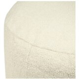 SLOWDOWN Kremno bel tabure iz tkanine bouclé Om 60 – | Shoptok.si