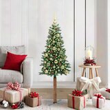 vidaXL Ožja jelka med 150 LED Zelena 150 cm PVC in trden bor | Shoptok.si
