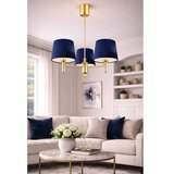Brilagi Luster na šipci MONTE 3xE27/15W/230V plava/zlatna | Eponuda.com