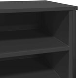Ormarić za cipele crni 80 x 38 x 78 cm od konstruiranog drva | shoptok.hr