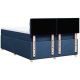  Krevet s oprugama i madracem plavi 140x200 cm od tkanine | shoptok.hr