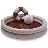 Swim Essentials otroški bazen set z žogo in obročem Wild Life 120 cm Cene