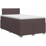  Boxspring krevet s madracem Tamno smeđa 120 x 200 cm Tkanina | shoptok.hr