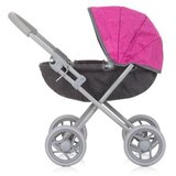 Chipolino KOLICA ZA LUTKE "DAISY" grey / pink linen | shoptok.hr