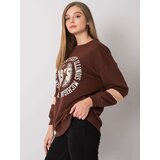 FANCY Sweatshirt-FA-BL-7231.33X-dark brown | Shoptok.si