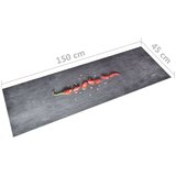 vidaXL Kuhinjska preproga pralna potisk feferona 45x150 cm | Shoptok.si