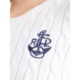 Polo Ralph Lauren Pulover 'TARJYLL-SHORT SLEEVE-PULLOVER' bijela | shoptok.hr
