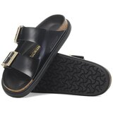 Birkenstock Sneakers Arizona Droplet Buckle Natural Leather Patent High-Shine Black EUR 36 | Shoptok.si