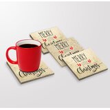 Hermia Šareni Stakleni Podmetači TBA122383 (Set od 4 Komada) | Eponuda.com