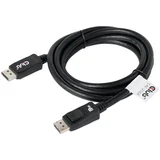 DisplayPort Priključni kabel [1x Muški konektor DisplayPort - 1x Muški konektor DisplayPort] 2 m Crna