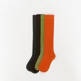 BOX SOCKS Čarape za dečake 4/1 tamnosive, braon, zelene i narandžaste Cene