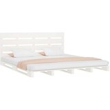  Posteljni okvir bel 160x200 cm trdna borovina, (20723362) | Shoptok.si