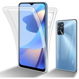 Cadorabo združljiv z OPPO v prozorni 360° zaščitni pokrov celotnega telesa - zaščita spredaj in hrbta, vsestranska zaščita z zaščitnim zaslonom, (20593048) | Shoptok.si