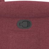  Naslonjač od tkanine crvena boja vina | shoptok.hr