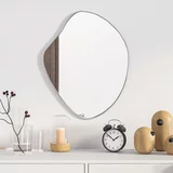  Zidno ogledalo srebrno 50 x 40 cm