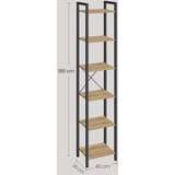  Polica za knjige - umjetnička - LLS101B88 | shoptok.hr