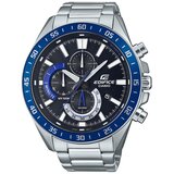 Casio Edifice Muški ručni sat, Kvarcni mehanizam, Crni brojčanik, EFV-550D-2AVUDF, Srebrna boja Cene