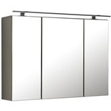 Premium Living Omara Z Ogledalom Timber, Temno Siva, Led | Shoptok.si
