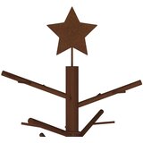  Drveno božićno drvce 150 cm Bambus i masivna borovina | shoptok.hr