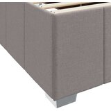  Krevetna konstrukcija Sivo-smeđa 120 x 190 cm tkanina | shoptok.hr