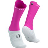 Čarape Compressport PRS V4.0 Bike White/Neon Pink - T2 | shoptok.hr