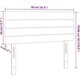  Posteljno vzglavje temno zeleno 90x5x78/88 cm žamet, (20736214) | Shoptok.si