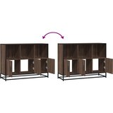  Komoda smeđi hrast 100x35x76 cm konstruirano drvo | shoptok.hr